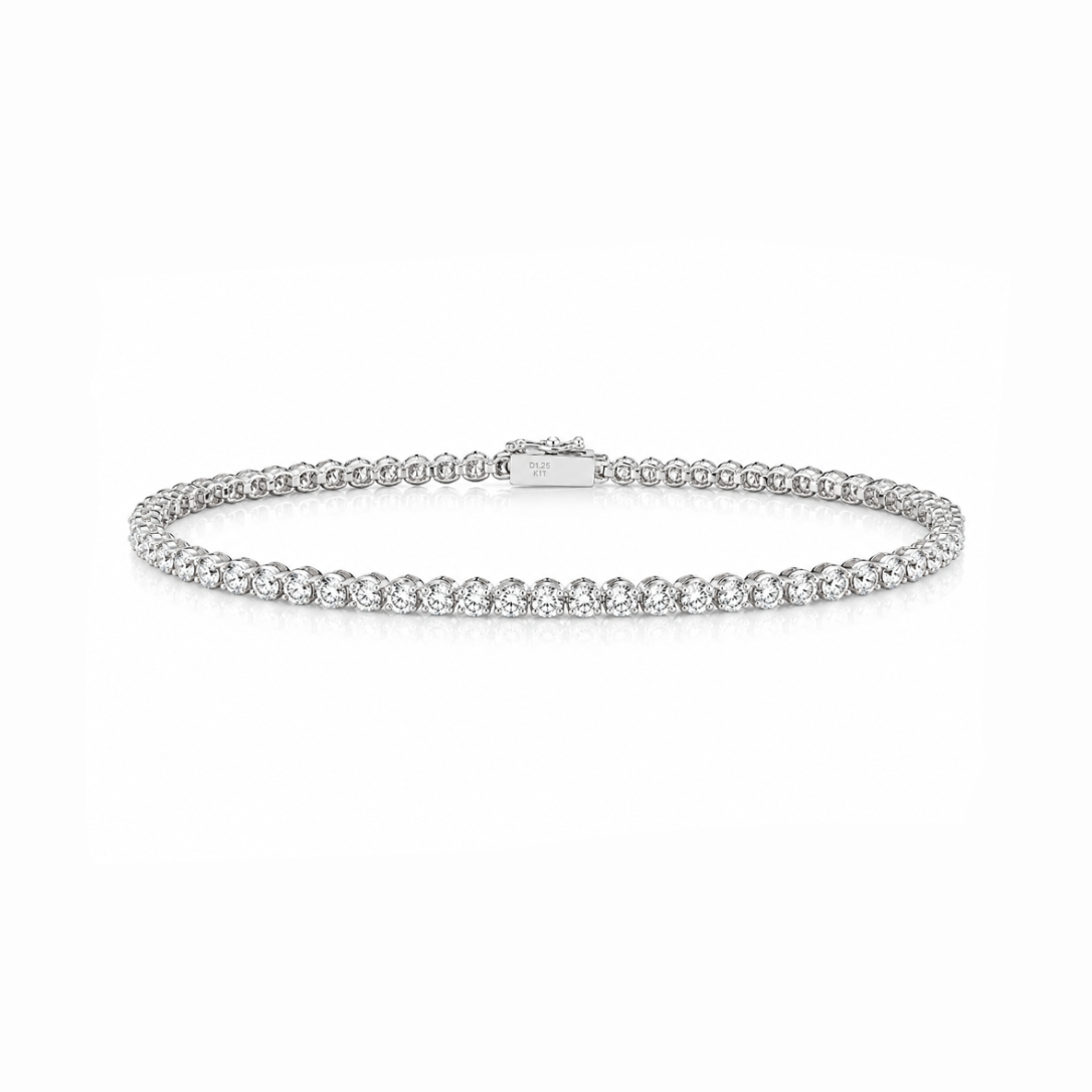 1.5 Ct Closed Circled Tennis Bracelet