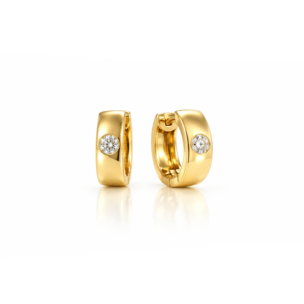 Golden Solitaire Hoops