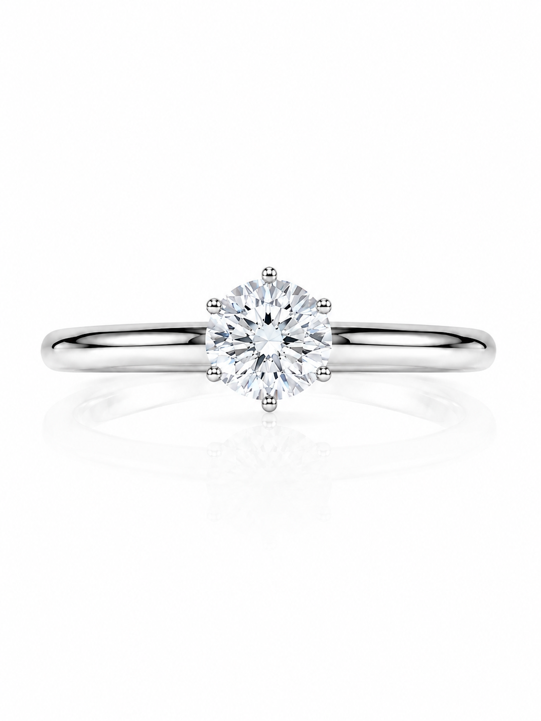 Round Cut Engagement Ring