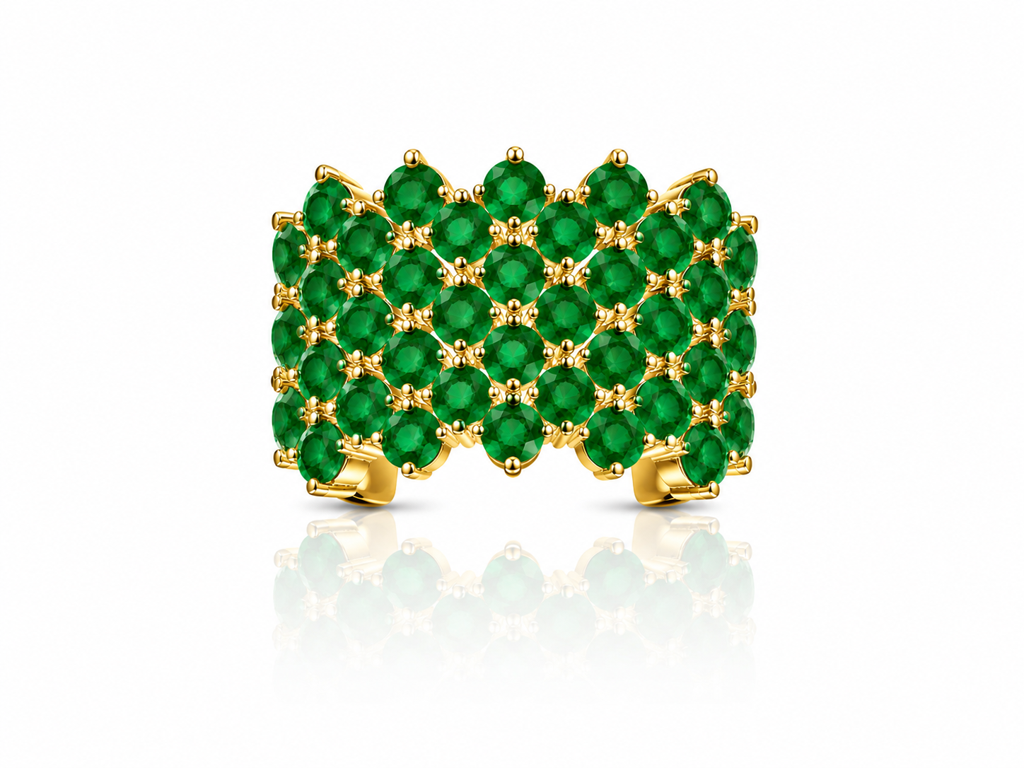 Honeycomb Statement Ring
