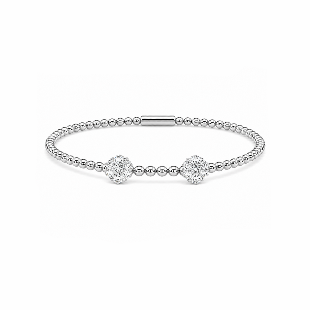 Double Flower Bracelet