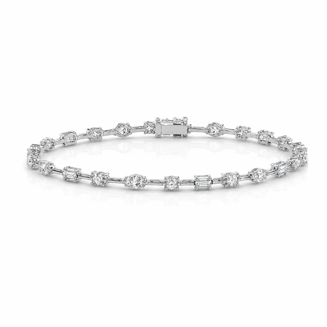 Multishape Tennis Bracelet