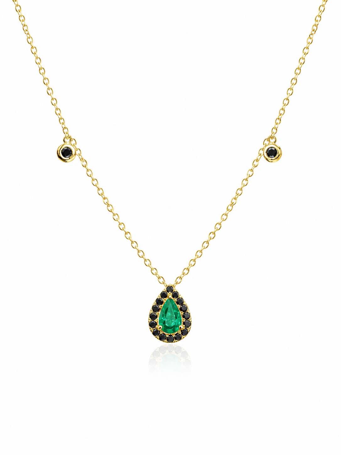 Midnight Emerald Necklace