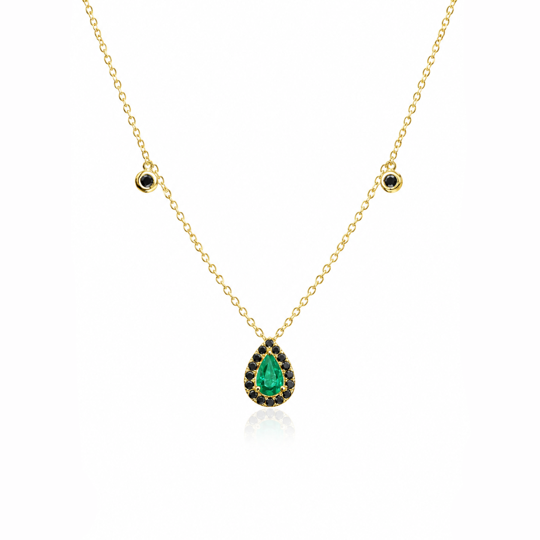 Midnight Emerald Necklace