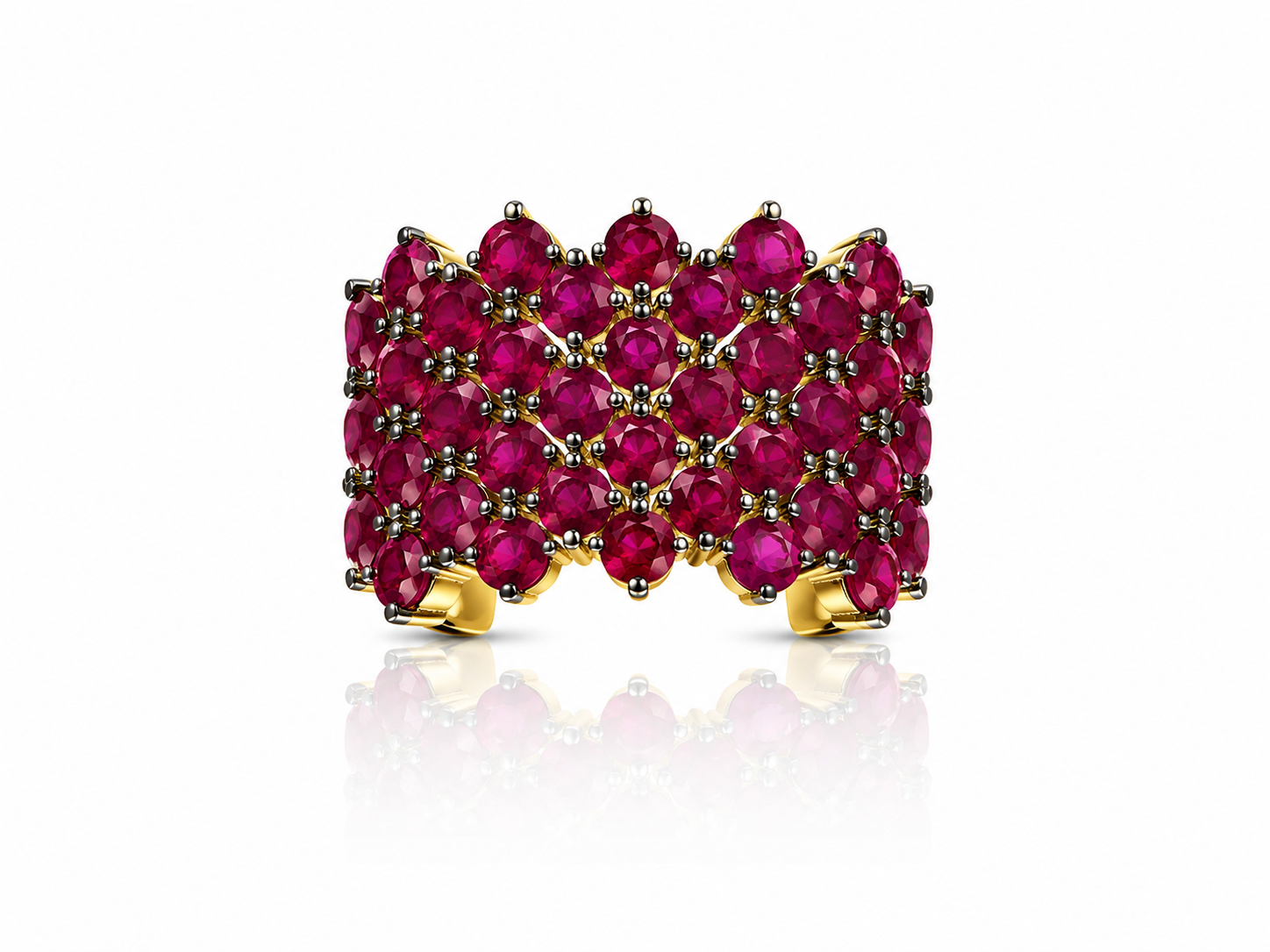 Honeycomb Statement Ring
