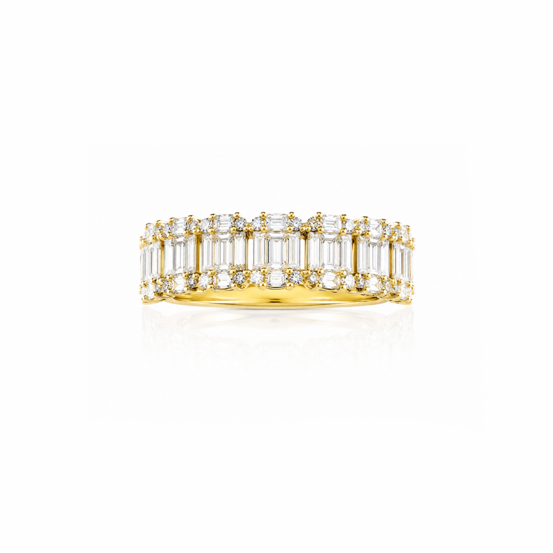 Baguette Diamond Band