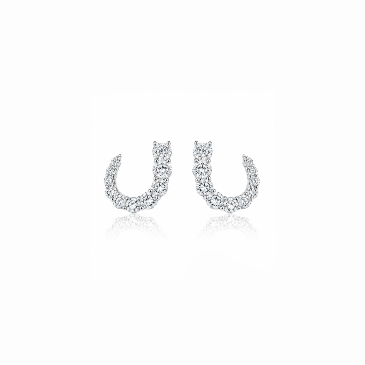 Diamond Curve Earrings