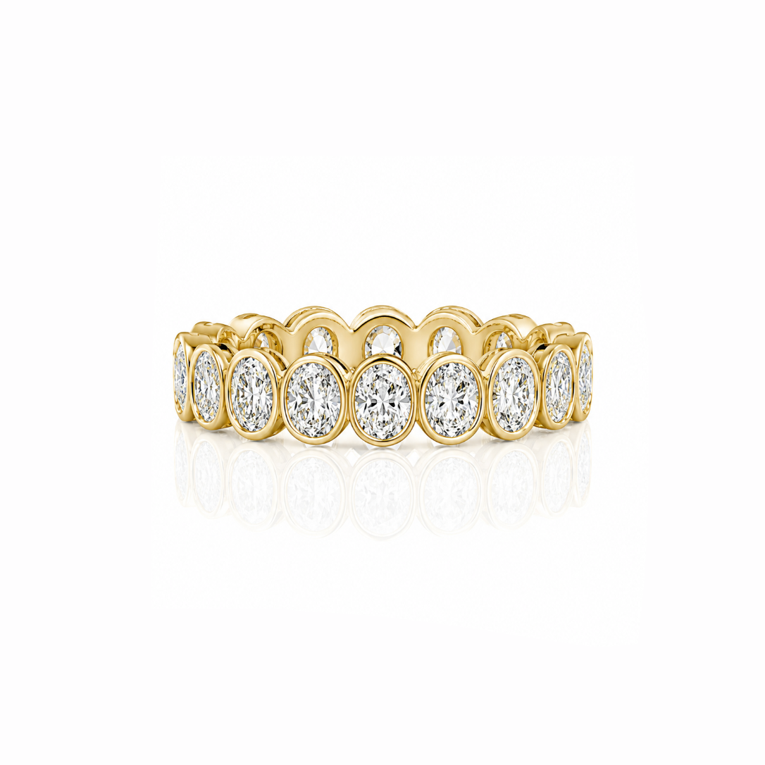 Oval Bezel Eternity Ring