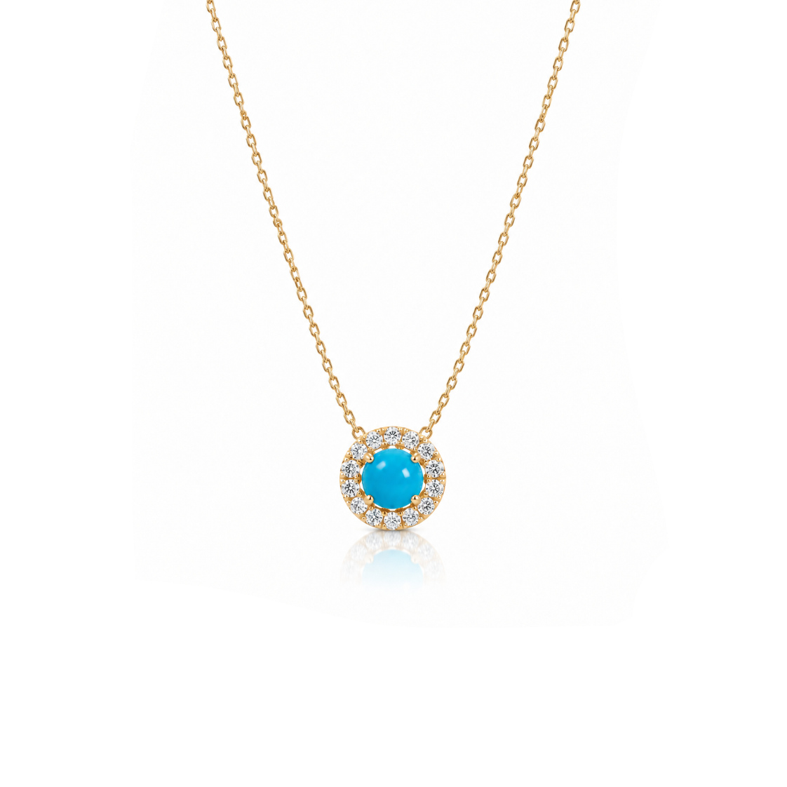 Turquoise Round Necklace