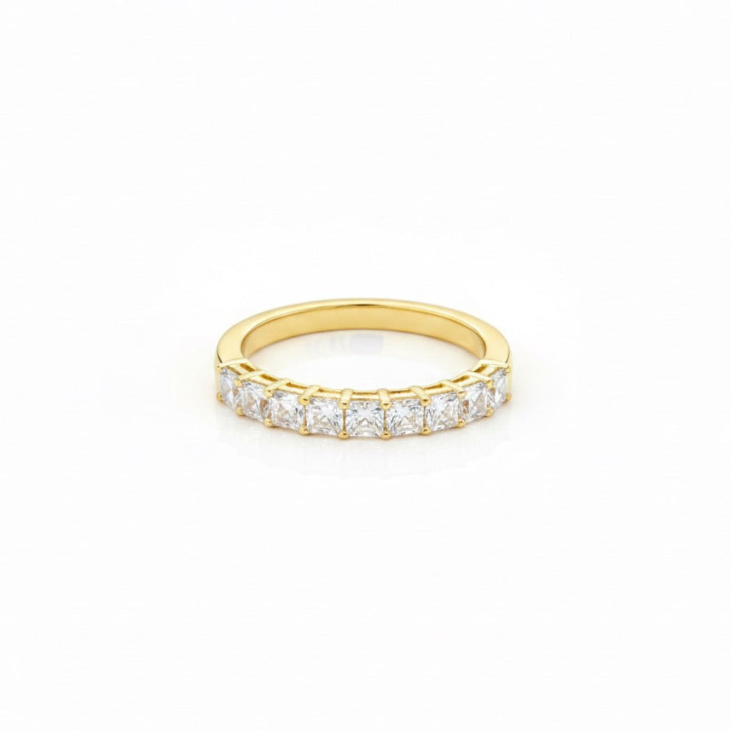 Asscher Cut Diamond Band
