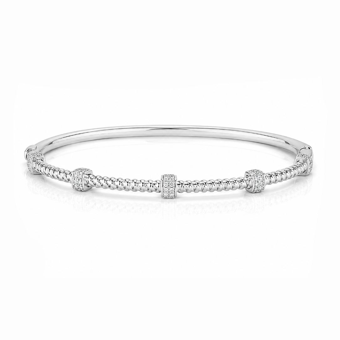 Diamond Bead Bangle