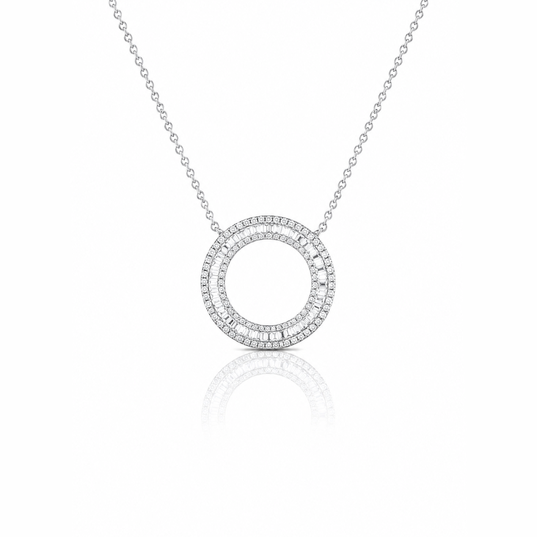 Eternity Baguette Necklace
