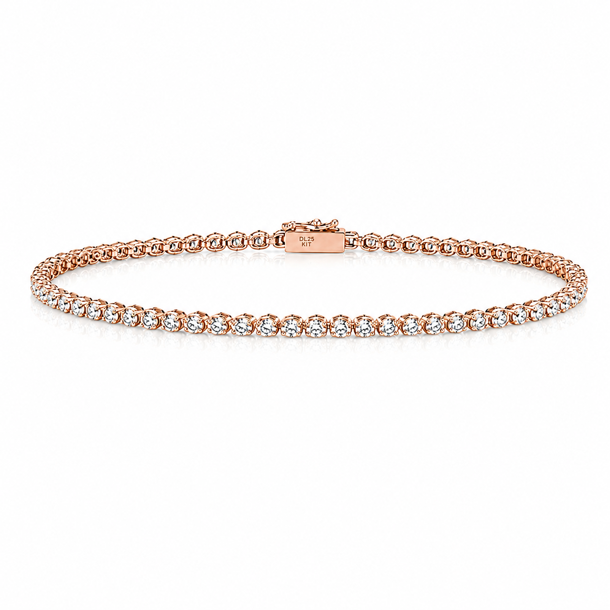 2 Ct Closed Circled Tennis Bracelet