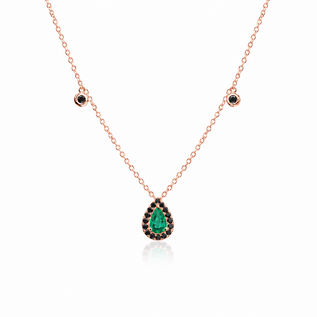 Midnight Emerald Necklace