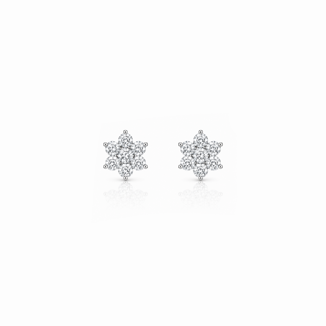 Flower Diamond Ilussion Earrings