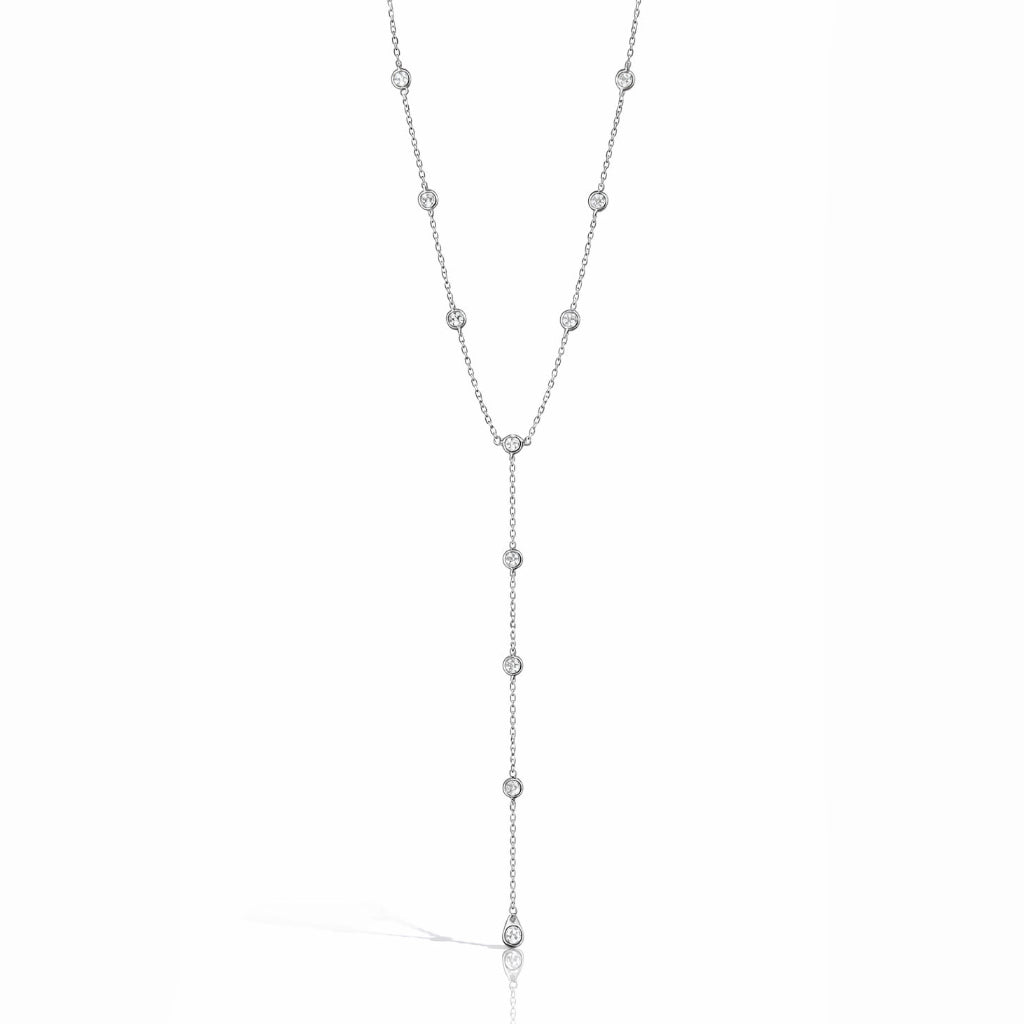 Classic Diamond Drop Lariat
