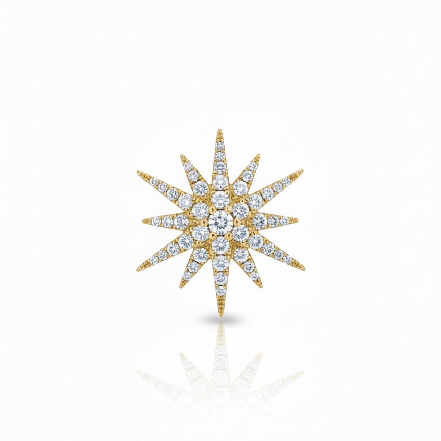 Diamond Starbust Pendant