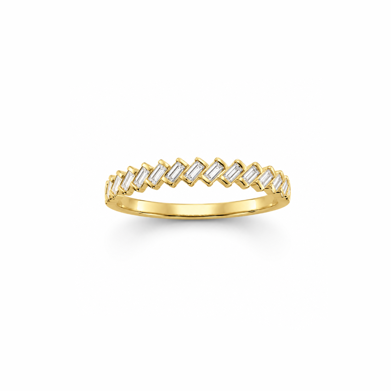 ZigZag Baguette Band