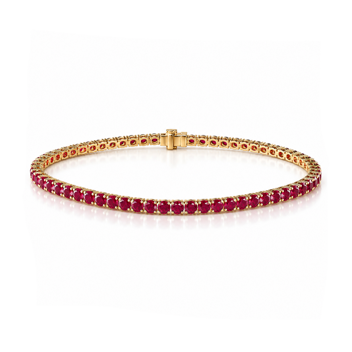 Ruby Tennis Bracelet