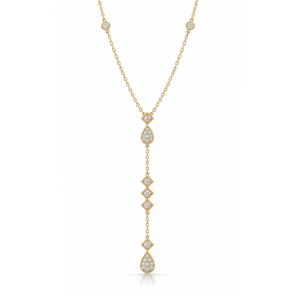 Geometric Diamond Lariat