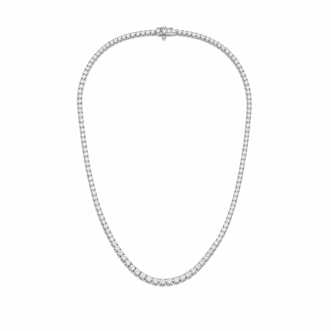 Circled Tennis Necklace