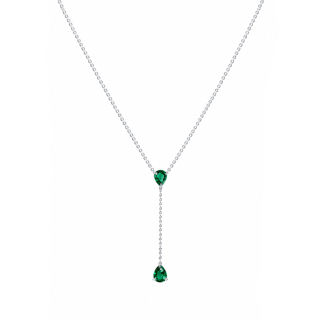 Pear Drop Dainty Lariat