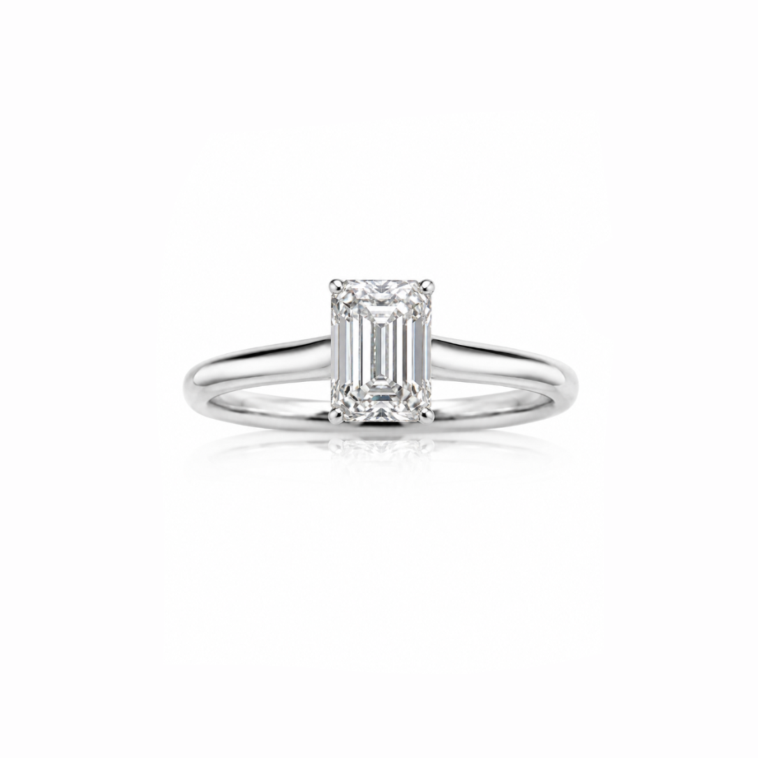 Emerald Cut Engagement Ring