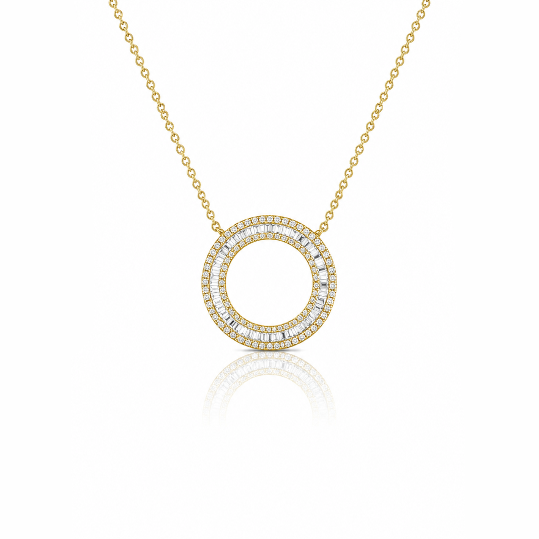 Eternity Baguette Necklace