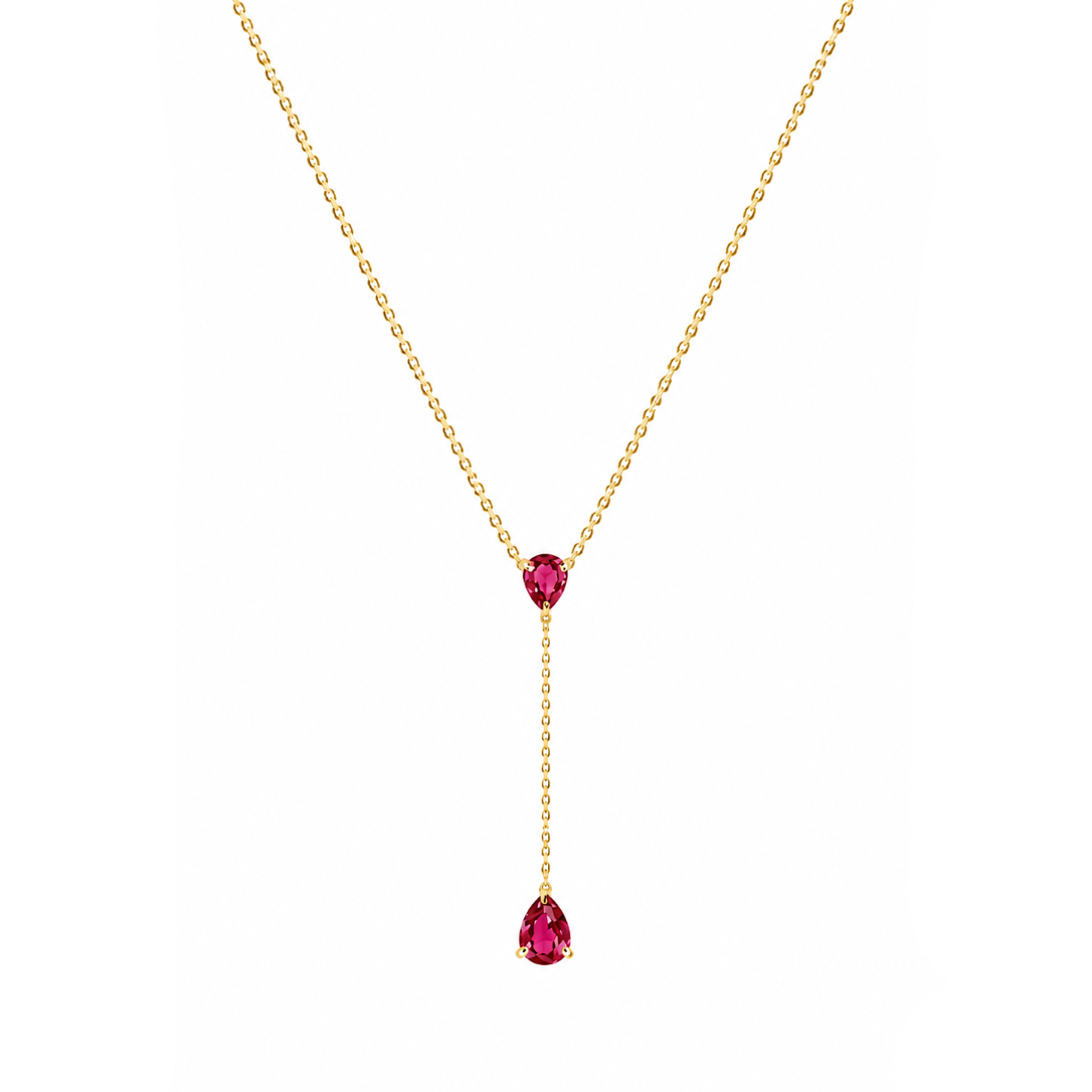 Pear Drop Dainty Lariat