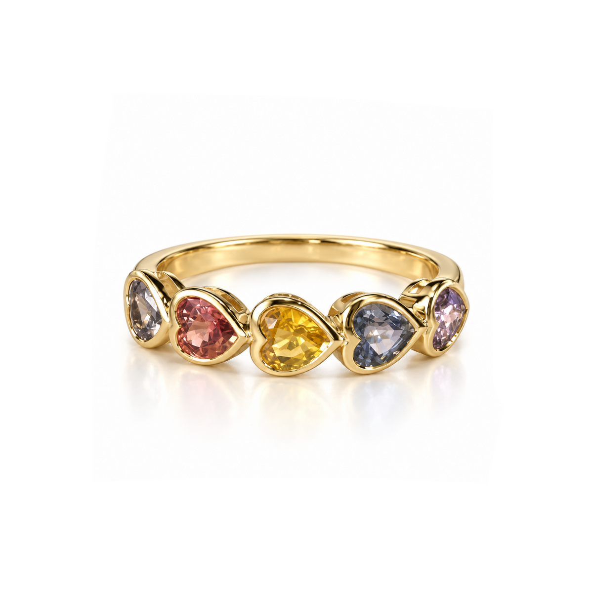 Pastel Heart Ring
