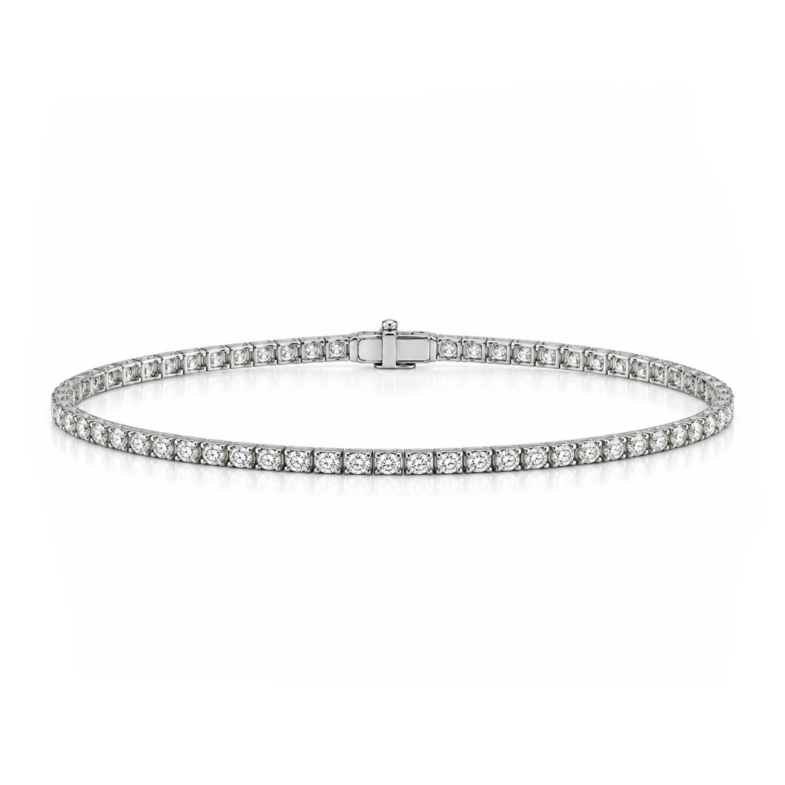 1 Ct Closed Tennis Bracelet