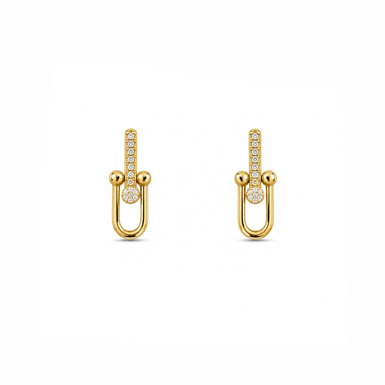 Diamond Link Earrings