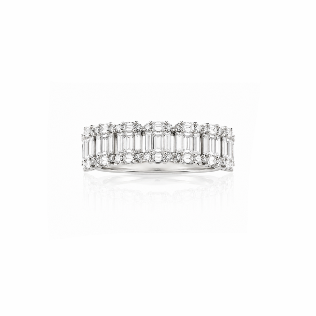 Baguette Diamond Band
