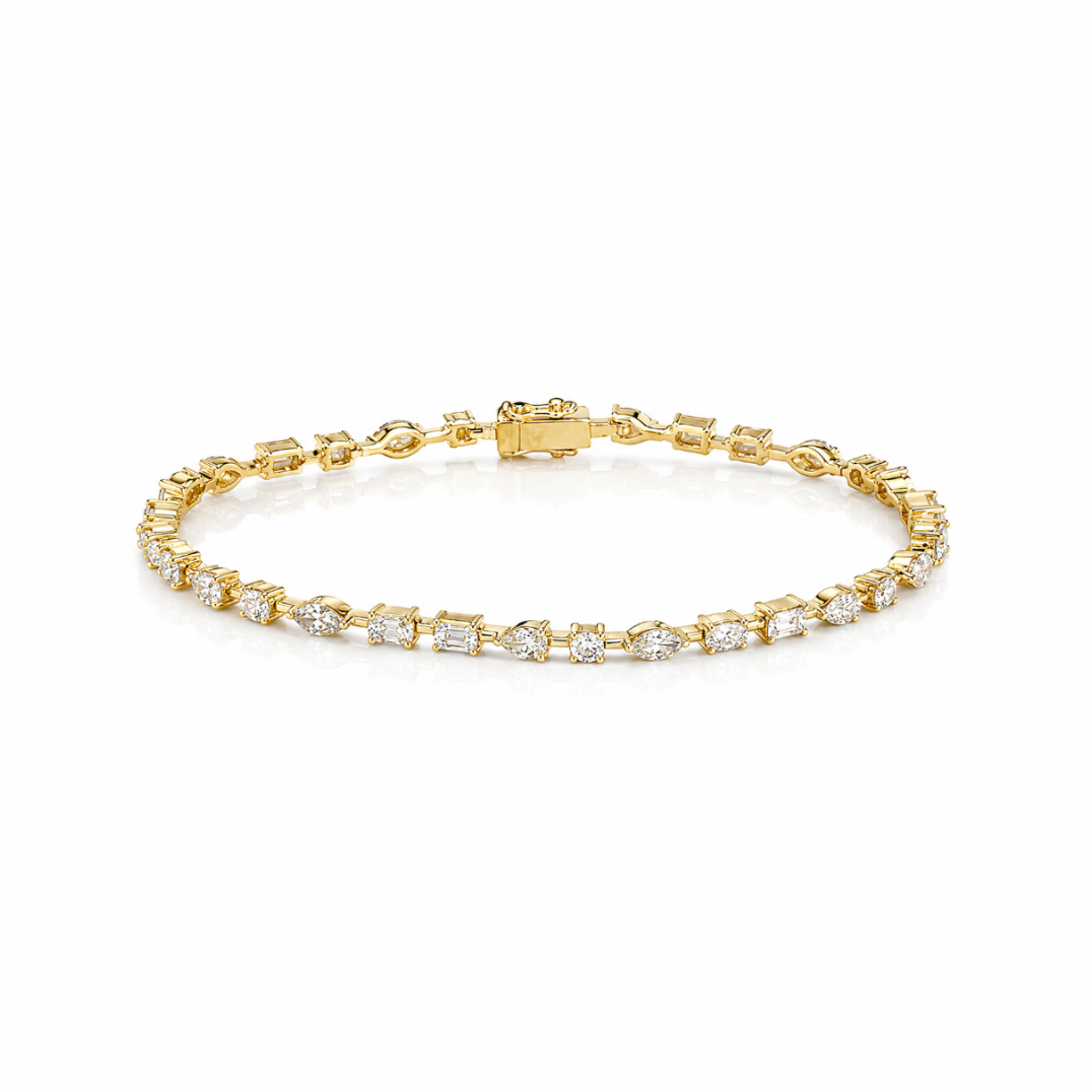 Multishape Tennis Bracelet