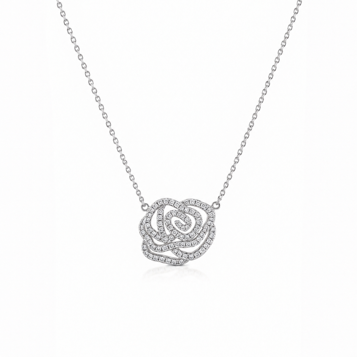 Rose Diamond Necklace