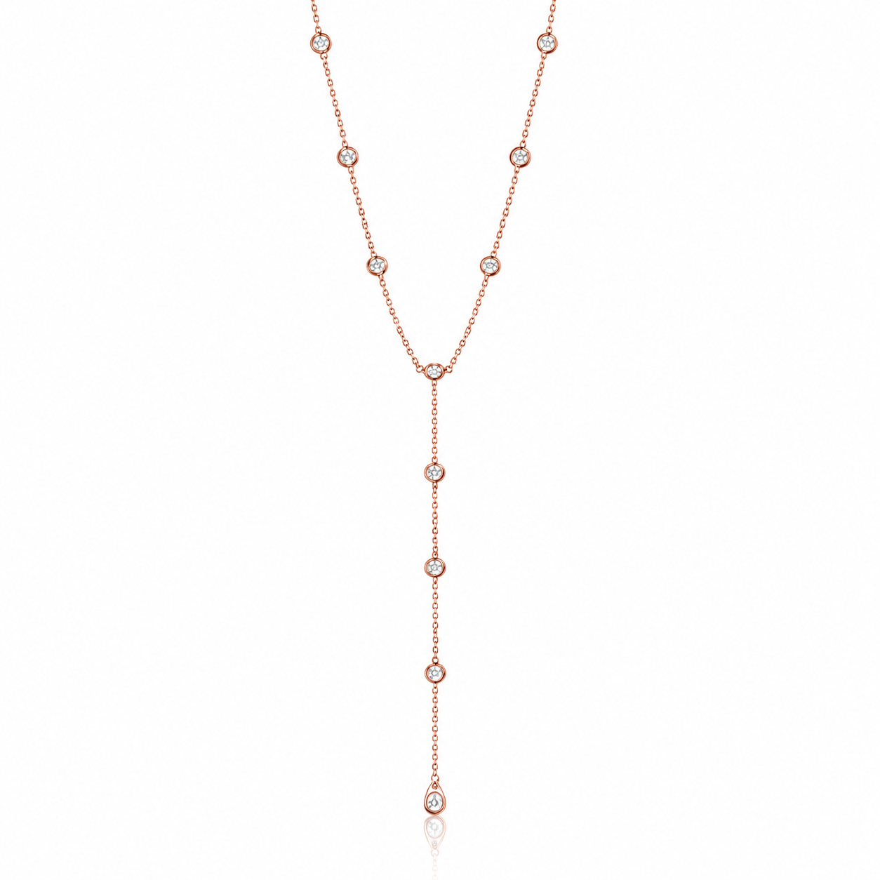 Classic Diamond Drop Lariat