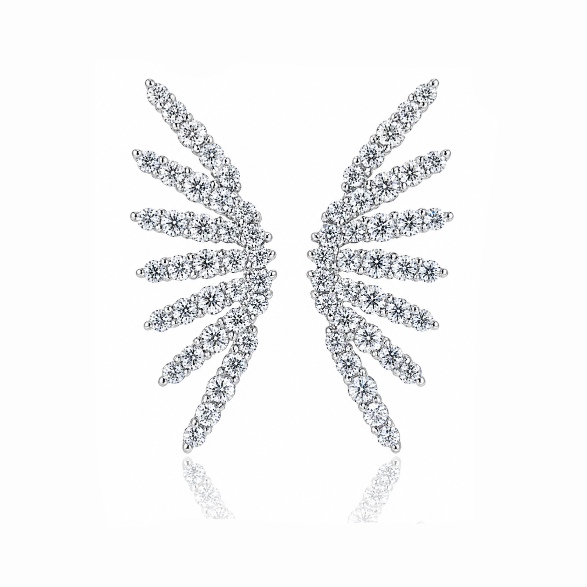Pavé Diamond Wing Climbers