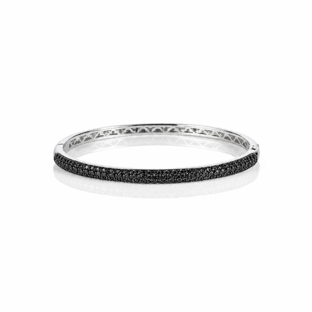 Domed Pavé Bangle
