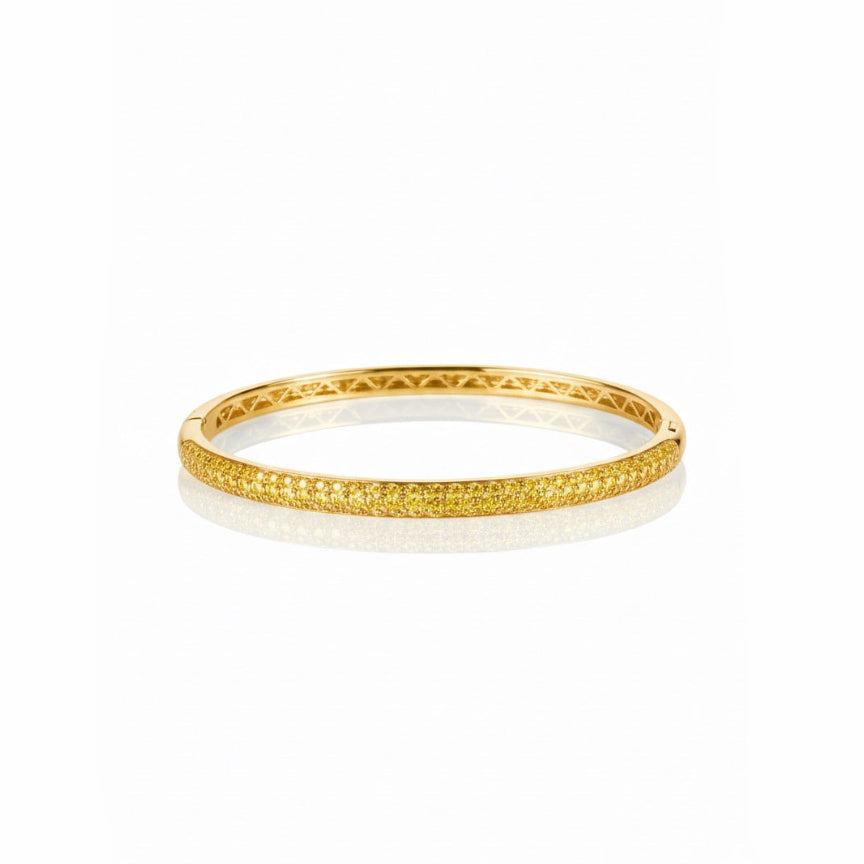 Domed Pavé Bangle