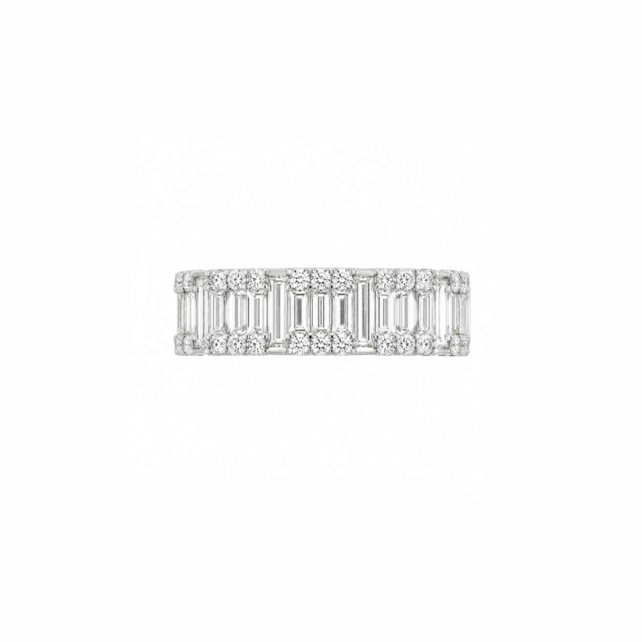 Baguette & Diamond Ring