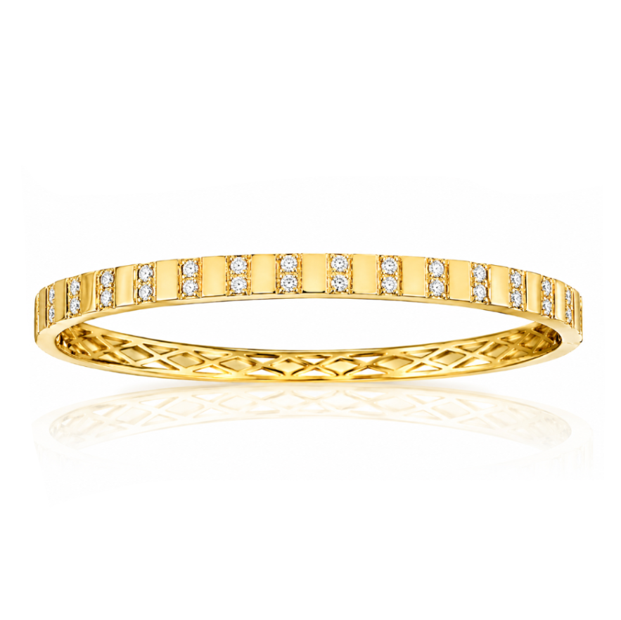 Diamond Bar Bangle