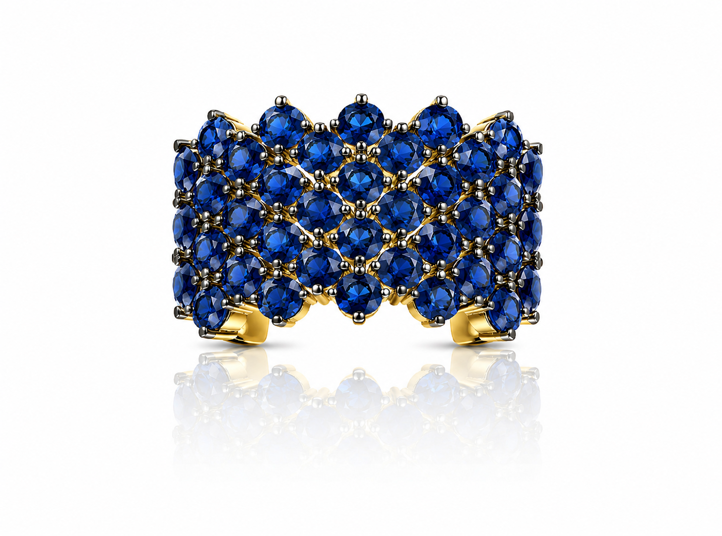 Honeycomb Statement Ring