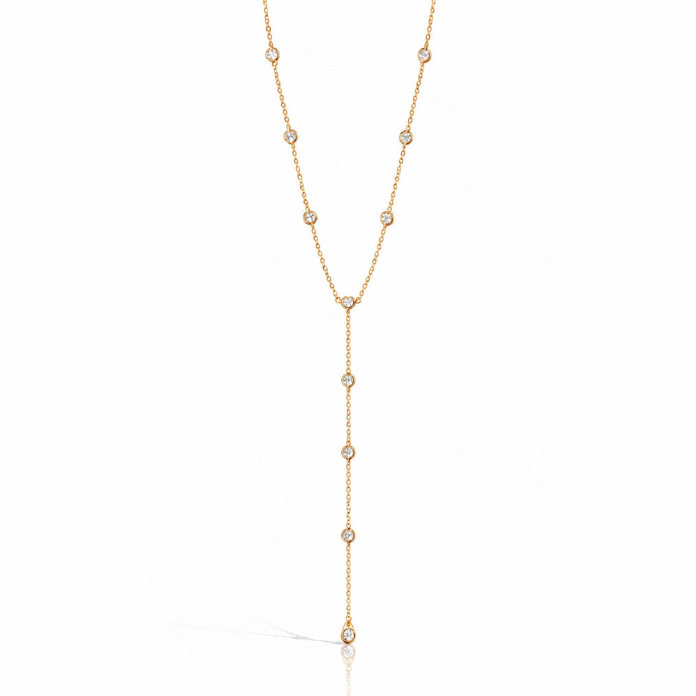 Classic Diamond Drop Lariat