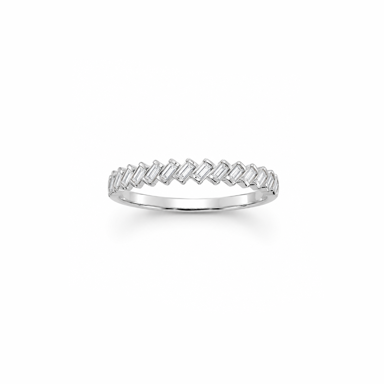 ZigZag Baguette Band