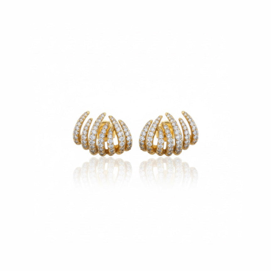 Pavé Diamond Claw Climbers