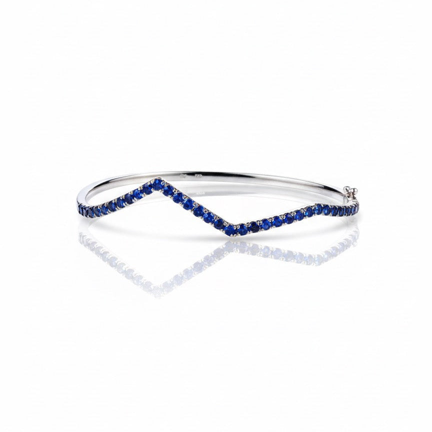 Pointed Pavé Bangle